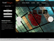 Tablet Screenshot of hostalcorazonmadrid.com